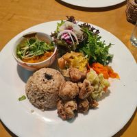 ランチセット ( lunch set) at Yidaki Cafe in Kobe