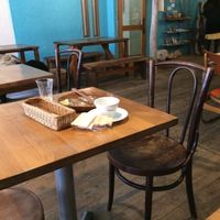 Inside at Yidaki Cafe in Kobe