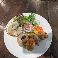 My dinner ( set menu) at Yidaki Cafe in Kobe