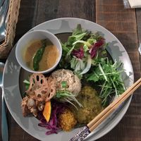 Loved the curry plate ! at Yidaki Cafe in Kobe