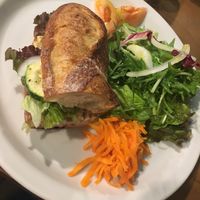 Veggie sandwich at Yidaki Cafe in Kobe