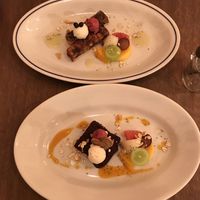 Dessert included in the dinner set at Plus Veganique in Tokyo