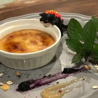 The gorgeous dessert. 
Jaw dropping good! at Plus Veganique in Tokyo