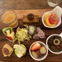 Vegan plate   at Plus Veganique in Tokyo