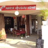 Front of resturang at Maria Guesthouse Restaurant in Palolem