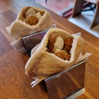 Falafel pitta #Veganuary at Pita Bakery in Central Singapore