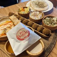Taste it All Platter at Pita Bakery in Central Singapore