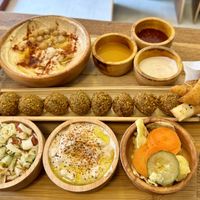 Taste it all   at Pita Bakery in Central Singapore