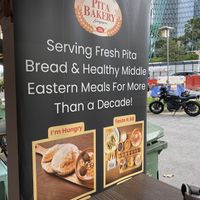 at Pita Bakery in Central Singapore
