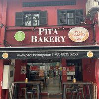   at Pita Bakery in Central Singapore