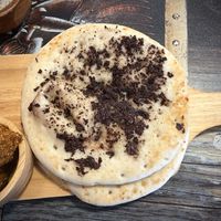 Kalamata olive pita 😋  at Pita Bakery in Central Singapore