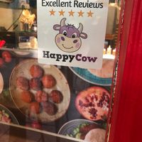 HappyCow Decal  at Pita Bakery in Central Singapore
