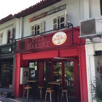 Outside  at Pita Bakery in Central Singapore