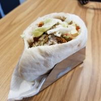 "Feel free" (falafel sandwich) at Pita Bakery in Central Singapore