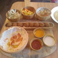 Take It All platter at Pita Bakery in Central Singapore