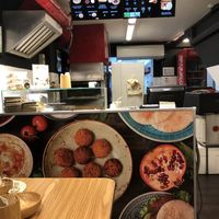 counter at Pita Bakery in Central Singapore