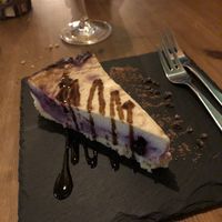 Cheesecake with berries  at Lück's in Berlin