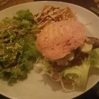 Tempeh burger at Lück's in Berlin