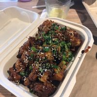 Korean BBQ cauliflower. Yum  at Stem Farm and Kitchen in Baltimore