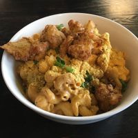 The loaded Mac and cheese. One of my favorite dishes from this restaurant. at Stem Farm and Kitchen in Baltimore