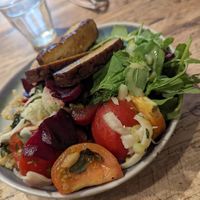 Supercharged salad with tofu at Mill Kitchen in Farsley