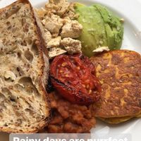 Full vegan breakfast at Mill Kitchen in Farsley