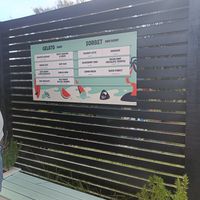 Full menu for the day at Island Gelato in Waiheke Island