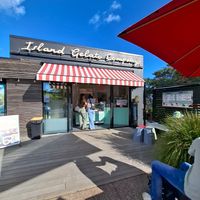 Shop front at Island Gelato in Waiheke Island