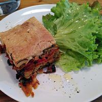 Lasagna (vegan) at Vero L'Autre Cantine in Paris