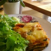 vegan lasagne  at Vero L'Autre Cantine in Paris