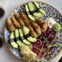 Big veggie sushi at Deli Guldkant in Vastervik