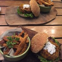  Sweet Potato Burger  at Cafe Organic in Kerobokan Kelod
