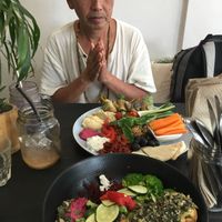 Huge portions! at Cafe Organic in Kerobokan Kelod