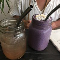 Amazing drink menu at Cafe Organic in Kerobokan Kelod