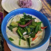 Green curry. Very good at Yogis Spicy in Bangkok