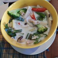 Tom Kha at Yogis Spicy in Bangkok