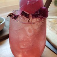 Rose soda #Veganuary at Elixiba in Byron Bay