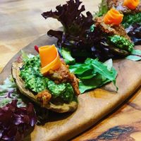 Mushrooms   at Elixiba in Byron Bay