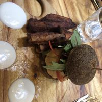 Burger  at Elixiba in Byron Bay