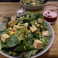 Summer bowl with tofu   at Elixiba in Byron Bay