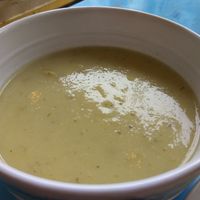Potato and parsnip soup at Lele's in East London