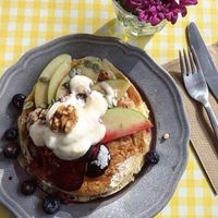 Vegan pancakes  at Lele's in East London