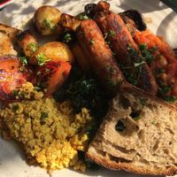 Full English breakfast  at Lele's in East London