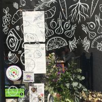 Shop window  at Lele's in East London