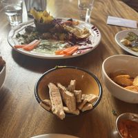 Too hungry - half eaten before I remembered pic!  at Dandelion Cafe in Saltaire