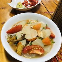 i ordered the soup photo on their menu  at Tam Binh in Vung Tau