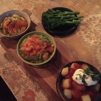 Vegan tapas & tenderstem at Lounges - Caballo Lounge in Epsom