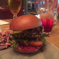 Vegan burger at Lounges - Caballo Lounge in Epsom