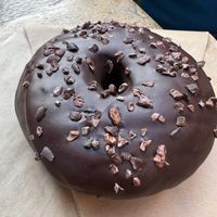 Chocolate chocolate donut  at Good Town Doughnuts in Costa Mesa