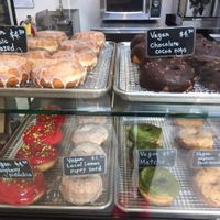 So many vegan options!  at Good Town Doughnuts in Costa Mesa